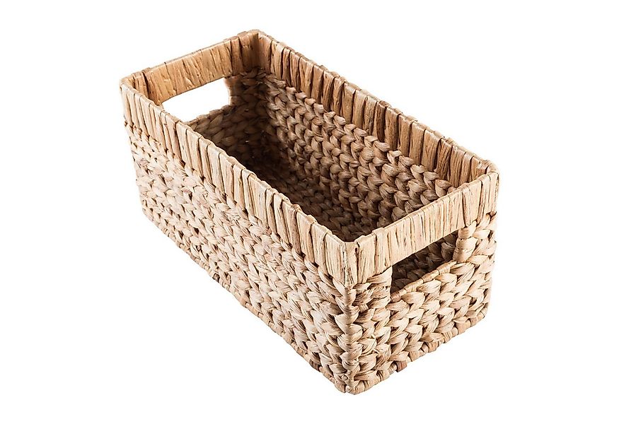 wohnfreuden Aufbewahrungskorb Korb Cagedo aus Wasserhyazinthe günstig online kaufen