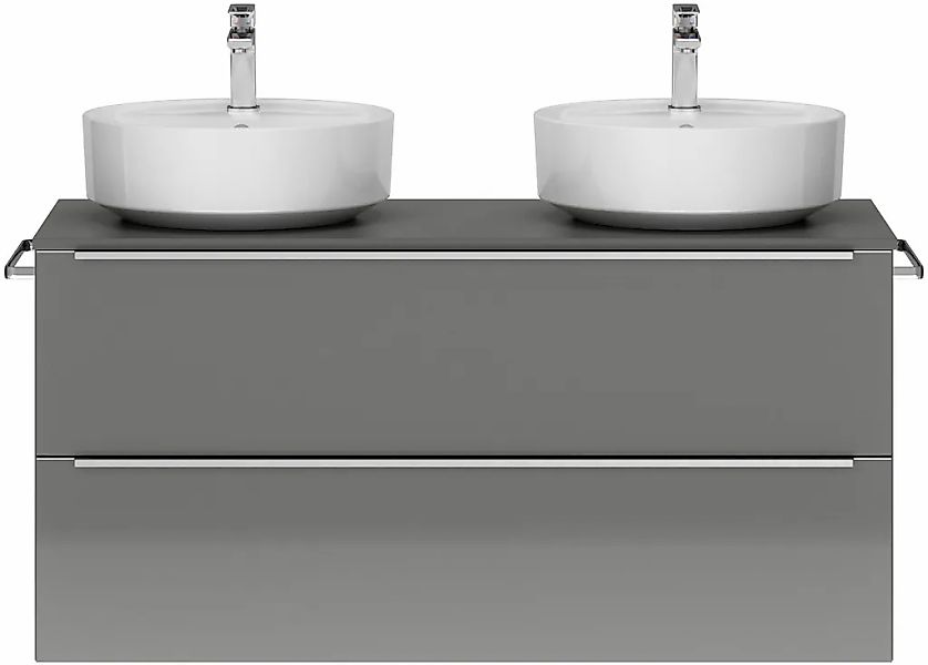nobilia Waschtisch-Set "Alvene", (1 St., mit Doppelwaschplatz, vormontiert, günstig online kaufen