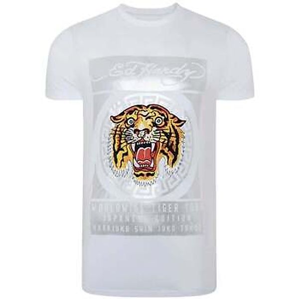 Ed Hardy  T-Shirt Tile-Roar T-Shirt White günstig online kaufen