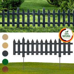 Floranica Zierzaun Vorgartenzaun Steckzaun Gartenzaun Zierzaun günstig online kaufen