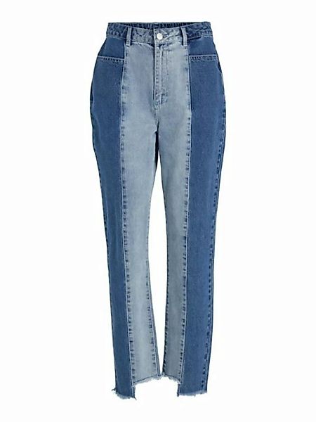 VILA High Waist Straight Fit Jeans Damen Blau günstig online kaufen