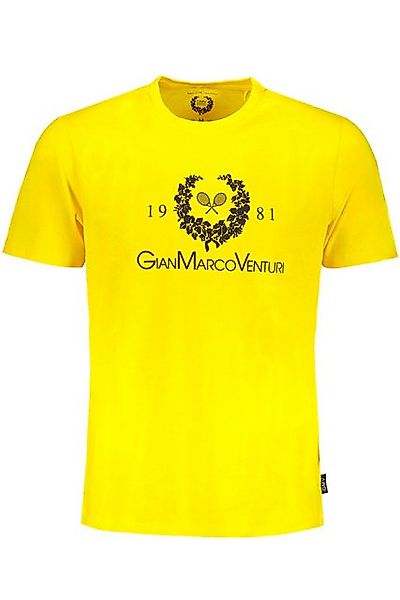 GIAN MARCO VENTURI T-Shirt Herren Gelbes Kurzarm T-Shirt mit Rundhals & günstig online kaufen