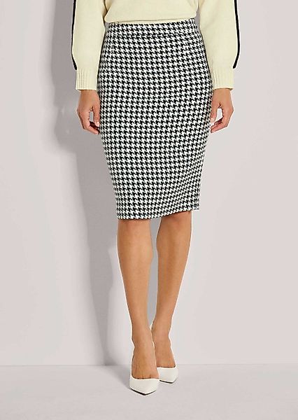 MADELEINE Bleistiftrock Midi Hahnentritt-Rock Pencilskirt mit günstig online kaufen