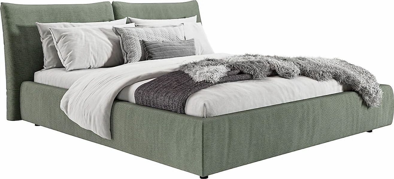 PLACES OF STYLE Polsterbett "Priora in 4 Breiten bis 200cm" auch in NaturLE günstig online kaufen