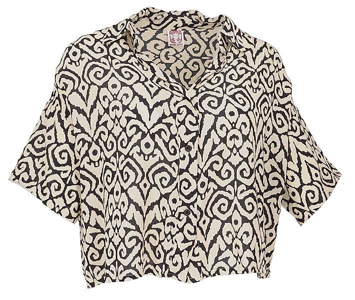 Guru-Shop Longbluse Boho Blusentop, Basic Kurzarmbluse, weite.. alternative günstig online kaufen