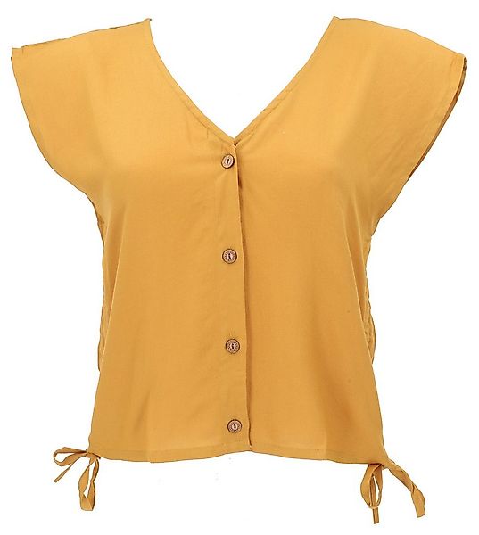 Guru-Shop Longbluse Luftiges Boho Blusentop, Basic Sommertop mit.. alternat günstig online kaufen