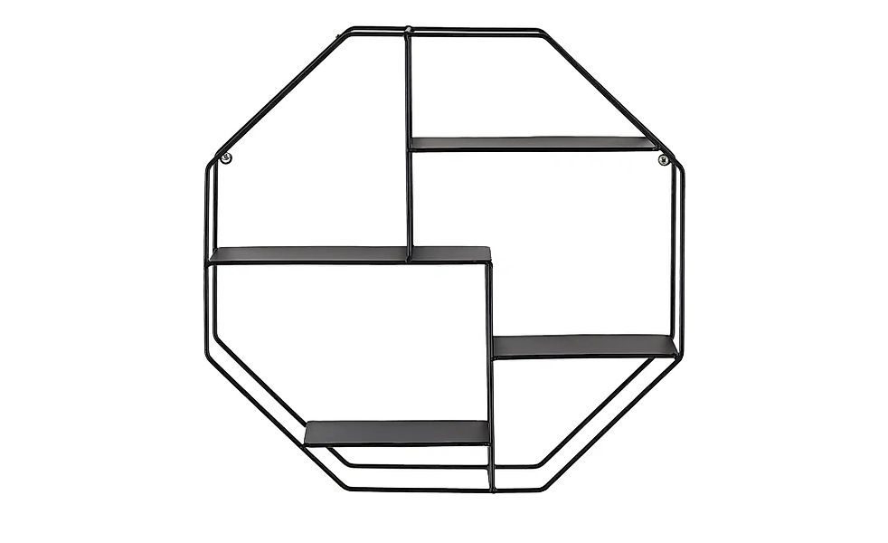 Wandregal   ¦ schwarz ¦ Maße (cm): B: 44 H: 44 T: 11.0 Regale > Standregale günstig online kaufen