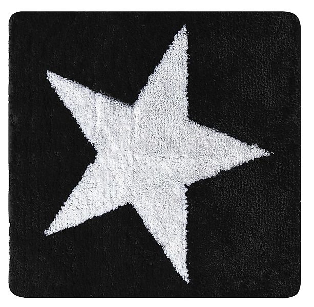 Ridder Badematte Star schwarz, Höhe 1.8 günstig online kaufen