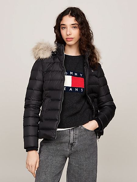 Tommy Jeans Curve Steppjacke "TJW BASIC HOODED DOWN JACKET EXT", mit Kapuze günstig online kaufen