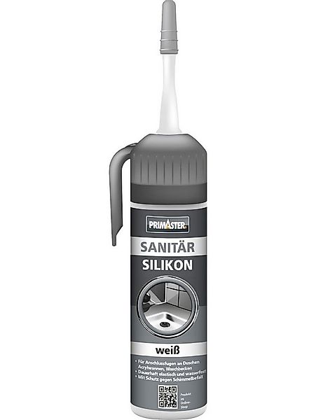 Primaster Silikon Primaster Sanitär Silikon weiß 100 ml Anwendung günstig online kaufen