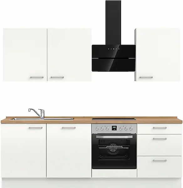 nobilia® Küchenzeile »"Laser II"«, vormontiert, Ausrichtung wählbar, Breite günstig online kaufen