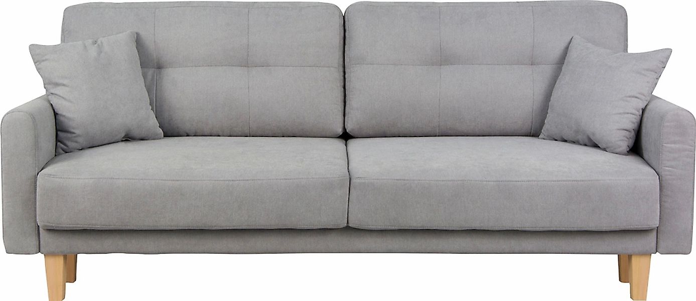 Home affaire 3-Sitzer "TRIPLO optionale Schlafsofa mit Bettkasten, Maße B/T günstig online kaufen