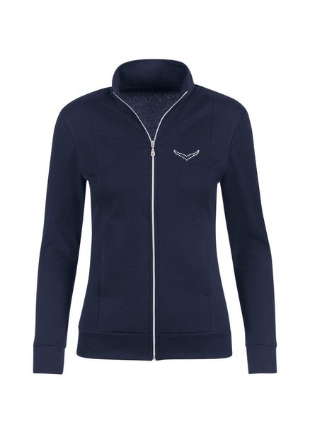 Trigema Sweatjacke TRIGEMA Jacke mit Kristallsteinen günstig online kaufen