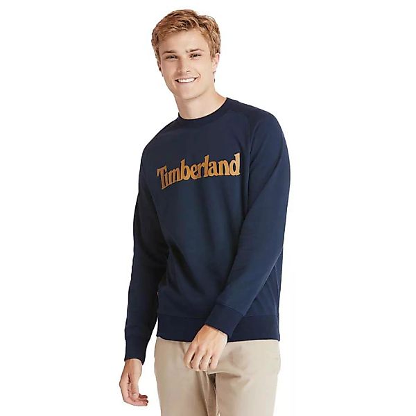 Timberland Oyster River Linear Logo Crew Sweatshirt S Dark Sapphire günstig online kaufen