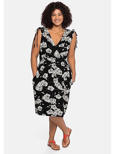 Sheego Strandkleid Große Größen mit Wickeloptik günstig online kaufen