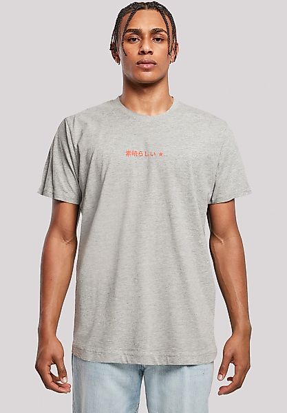 F4NT4STIC T-Shirt "Kanagawa Wave Blue V2", Premium Qualität günstig online kaufen
