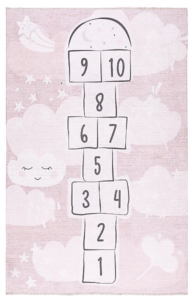 Tesso Living Kinderteppich BONNY Spielteppich bedruckt, Kinderzimmer, versc günstig online kaufen