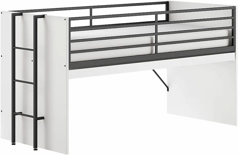 Vipack Hochbett "Sam, schlafen und arbeiten in einem, wahlweise Eiche- oder günstig online kaufen