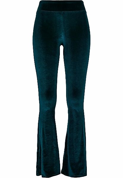 URBAN CLASSICS Leggings "Urban Classics Damen Ladies High Waist Velvet Boot günstig online kaufen
