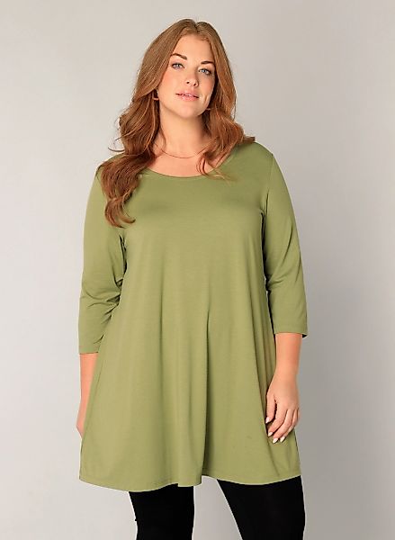 Base Level Curvy Tunikashirt "Aria" mit Rundhalsausschnitt günstig online kaufen