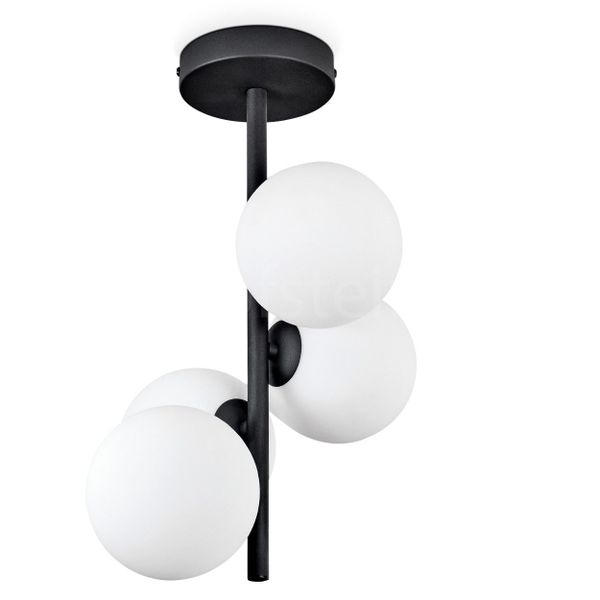 hofstein Deckenleuchte Deckenlampe aus Metall/Glas in günstig online kaufen