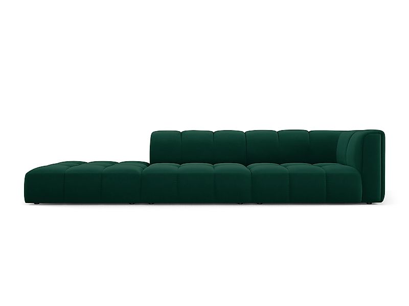 Milo Casa | Ecksofa Francesca Samt links 4-Sitzer günstig online kaufen