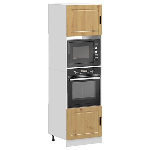 vidaXL Schrankmodule Herdumbauschränke 2 Stk. Porto Artisan-Eiche Holzwerks günstig online kaufen