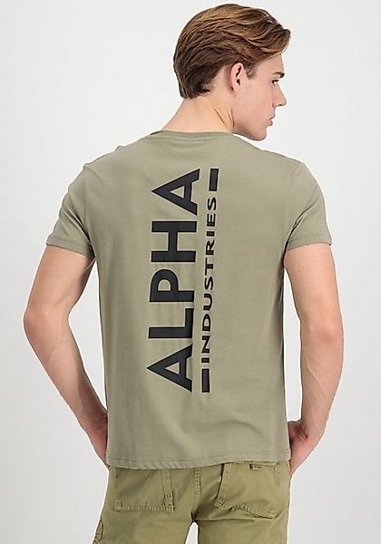 Alpha Industries Rundhalsshirt Backprint T günstig online kaufen