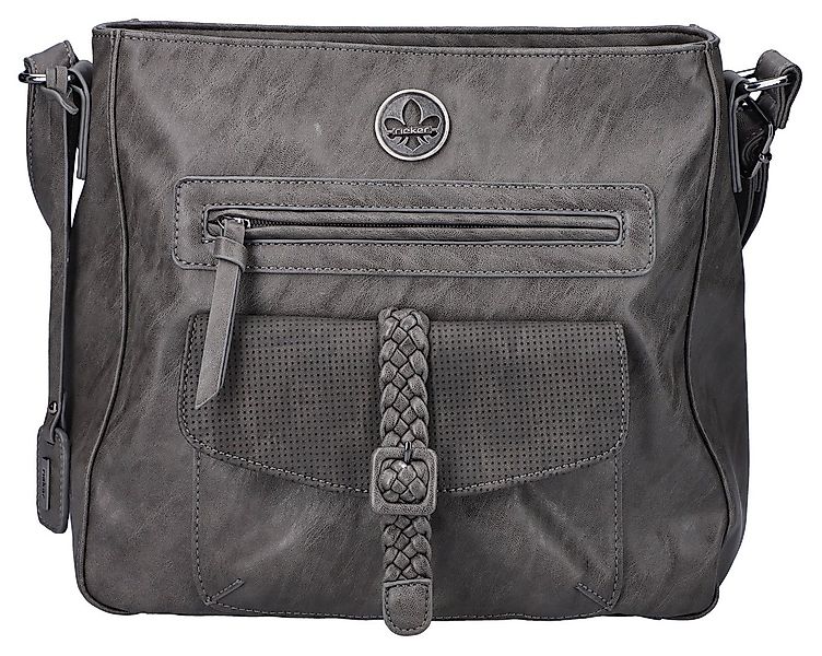 Rieker Umhängetasche Montenegro/Guana/Eagle, mit Zierschnalle und Flechtban günstig online kaufen