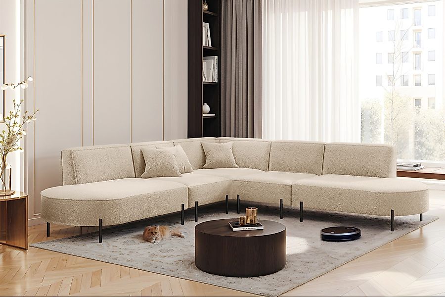 Fun Möbel Ecksofa Sofa VALENCIA Seite günstig online kaufen