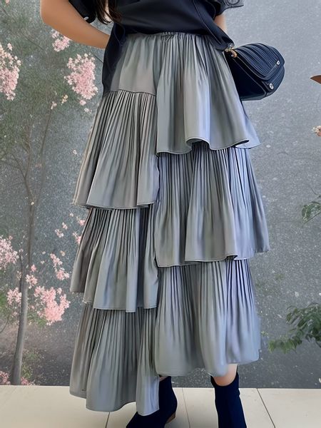 DEBAIJIA Midirock Damen Frühling Sommer Elegant günstig online kaufen