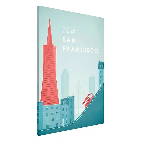 Magnettafel Architektur & Skyline - Hochformat 2:3 Reiseposter - San Franci günstig online kaufen