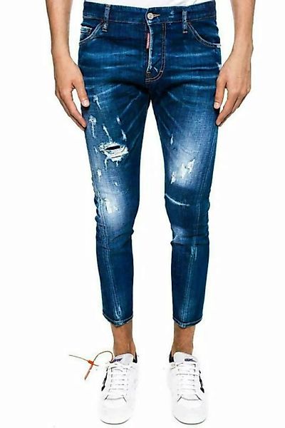 Dsquared2 5-Pocket-Jeans Dsquared² SEXY TWIST JEANS ICONIC RIPPED HOSE DENI günstig online kaufen