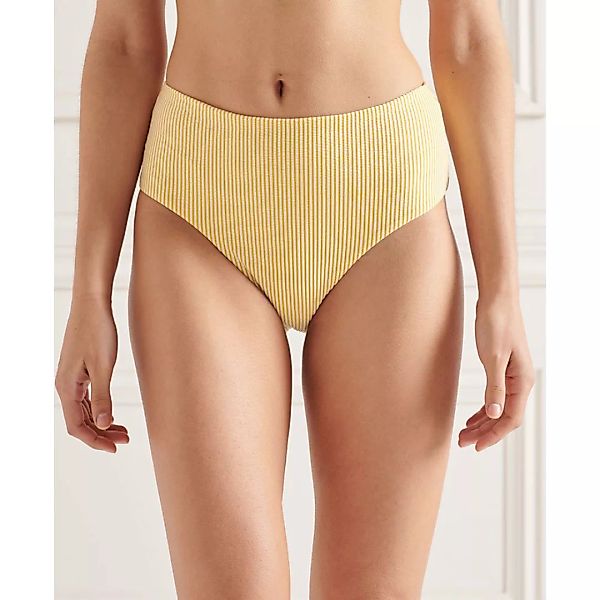 Superdry Slip Mit Hoher Taille Bikini Unterseite L Pigment Yellow günstig online kaufen