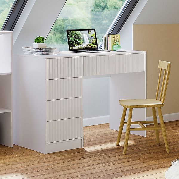 Bellamio Schreibtisch Livny (Bürotisch mit 5 günstig online kaufen