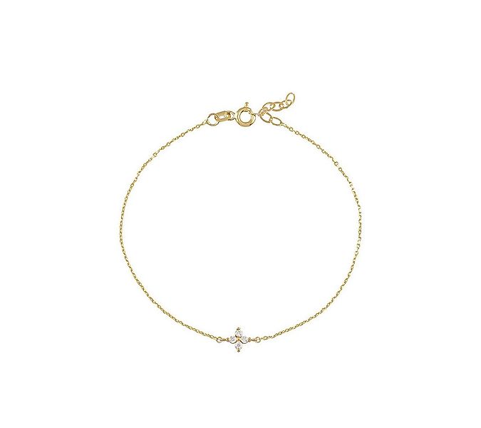 Suzan Gold Charm-Armband Stellaria – 375er Echtgoldarmband mit Zirkonia-Ste günstig online kaufen
