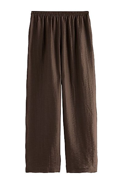 Next Palazzohose Strukturierte Schlupfhose mit weitem Beinschnitt (1-tlg) günstig online kaufen