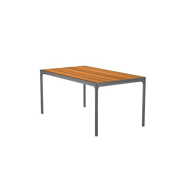 Outdoor Esstisch Four - graues Gestell 160 x 90 cm günstig online kaufen