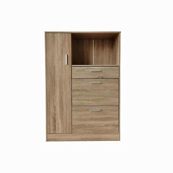 HTI-Living Hochschrank Küchenschrank Sonoma Blanca L (Stück, 1-St., 1 Küche günstig online kaufen