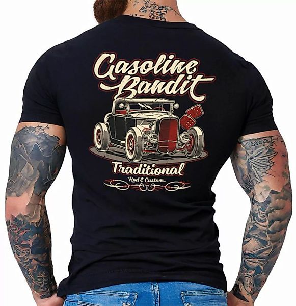 GASOLINE BANDIT® T-Shirt Rückseite bedruckt, für Rockabilly Racer: Traditio günstig online kaufen