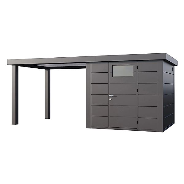 Gerätehaus Classico 2424 mit Offene Lounge L Links 522 cm x 238 cm Anthrazi günstig online kaufen