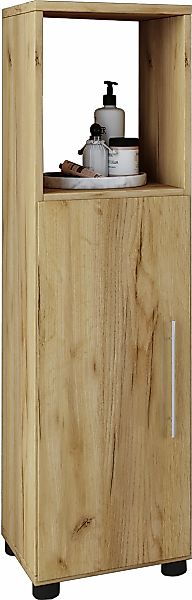 VCM Hochschrank "Holz Badmöbel Midischrank Badschrank Bad Flandu", (1 St.) günstig online kaufen