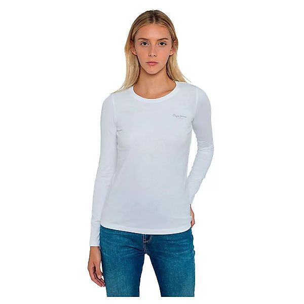Pepe Jeans Amberta Langarm-t-shirt M Off White günstig online kaufen