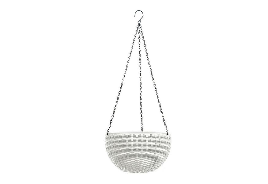 HTI-Living Blumenampel Blumenampel Nessa Rattanoptik Weiß (Stück, 1 St., 1 günstig online kaufen