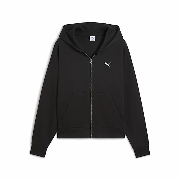 PUMA Sweatjacke "Wardrobe Essentials Boxy Kapuzenjacke Herren" günstig online kaufen