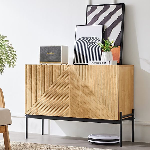 STILVORA Sideboard wohnzimmerschrank 100×40cm Buffetschrank holz,Küchenschr günstig online kaufen