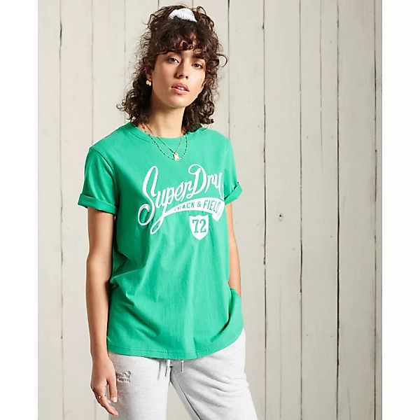 Superdry Collegiate Cali State Kurzarm T-shirt S Evergreen günstig online kaufen