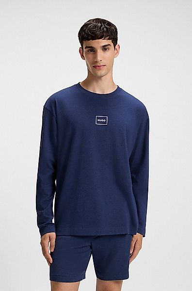 HUGO Langarmshirt T-Shirt Laze Longsleeve mit Rundhalsausschnitt günstig online kaufen