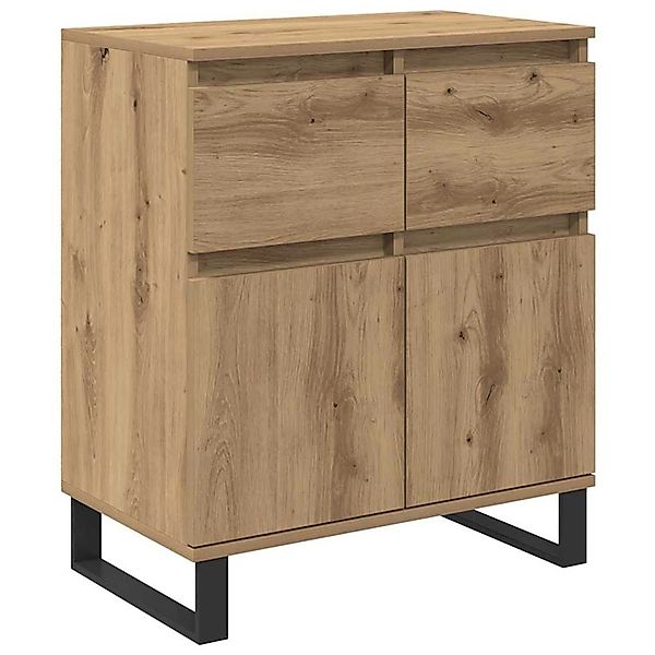 vidaXL Sideboard Artisan-Eiche 60 x 35 x 70 cm Verbundholz und Eisen 881742 günstig online kaufen