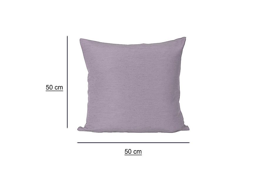 Haus und Deko Kissenbezug Kissenbezug Canada elegant meliert Kissenhülle De günstig online kaufen